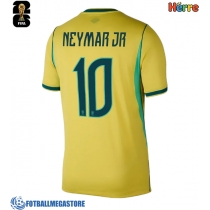Fotballdrakt Herre Brasil Neymar Jr #10 Hjemmedrakt VM 2026 Kortermet
